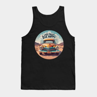 Live Fast Classic Car Tank Top